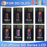 DD Series OLED For iPhone 12 13 14 15 16 16e Pro Max Plus Mini LCD Display Touch Screen Digitizer Assembly Replacement